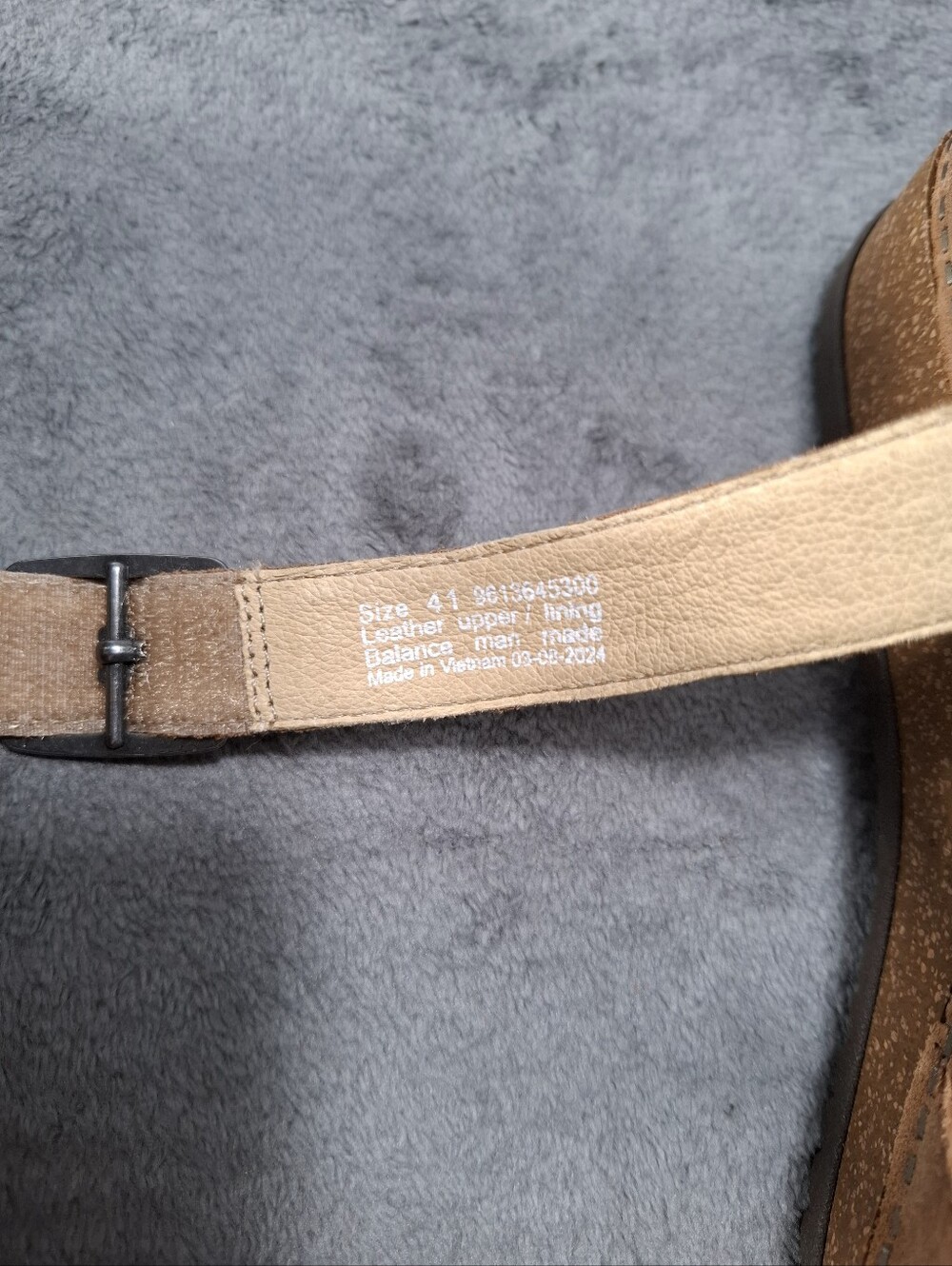 Dansko Mae Women's Tan burnished Suede Mary Jane Lightweight Boho Neutral 10.5 - Picture 12 of 16